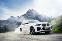 BMW X3 crossover. 3 generation. In production since 2017.