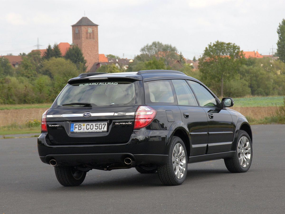 Subaru Outback 2006. Carrosserie, extérieur. Break 5-portes, 3 génération, restyling