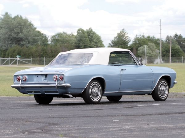 Chevrolet Corvair 1965. Carrosserie, extérieur. Cabriolet, 2 génération