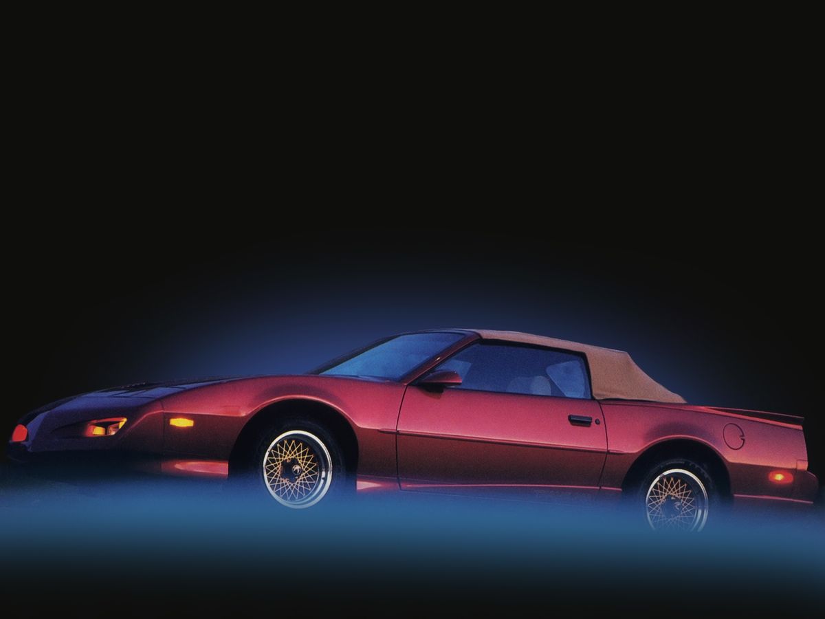 Pontiac Firebird 1982. Carrosserie, extérieur. Cabriolet, 3 génération