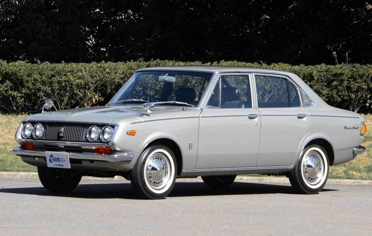 Toyota Mark II 1968. Carrosserie, extérieur. Berline, 1 génération