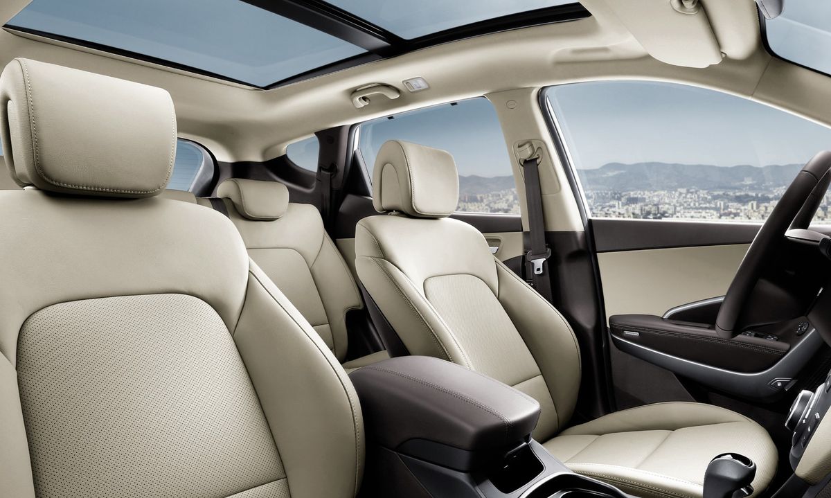 Hyundai Santa Fe 2018. Interior. SUV 5-doors, 4 generation