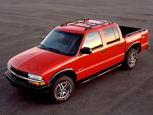 Chevrolet S-10 Pickup 1993. Bodywork, Exterior. Pickup double-cab, 2 generation