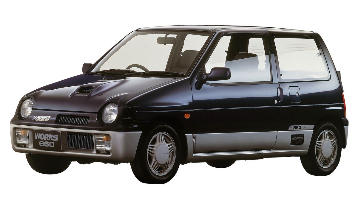 Suzuki Alto 1988. Carrosserie, extérieur. Mini 3-portes, 3 génération