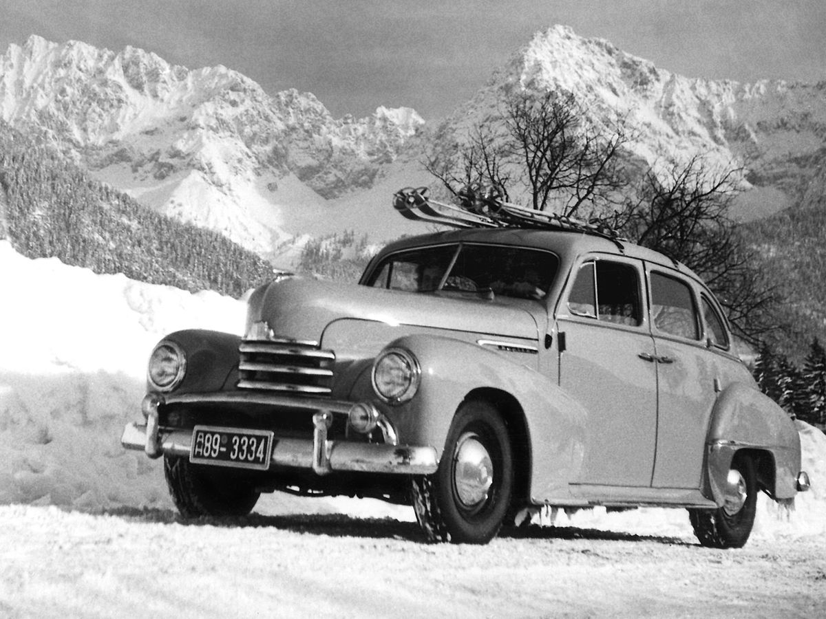 Opel Kapitan 1951. Bodywork, Exterior. Sedan, 1 generation, restyling