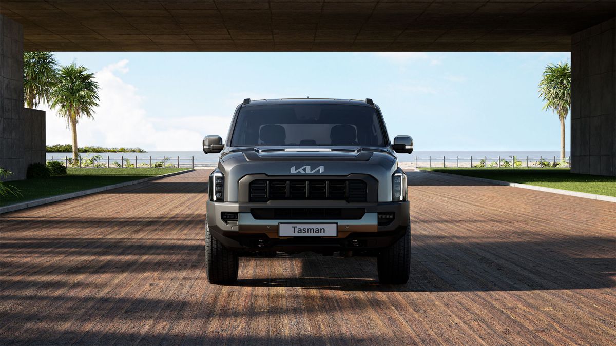 Kia Tasman 2024. Кузов, экстерьер. Пикап Двойная кабина, 1 поколение