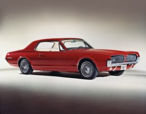 Mercury Cougar 1967. Carrosserie, extérieur. Coupé sans montants, 1 génération