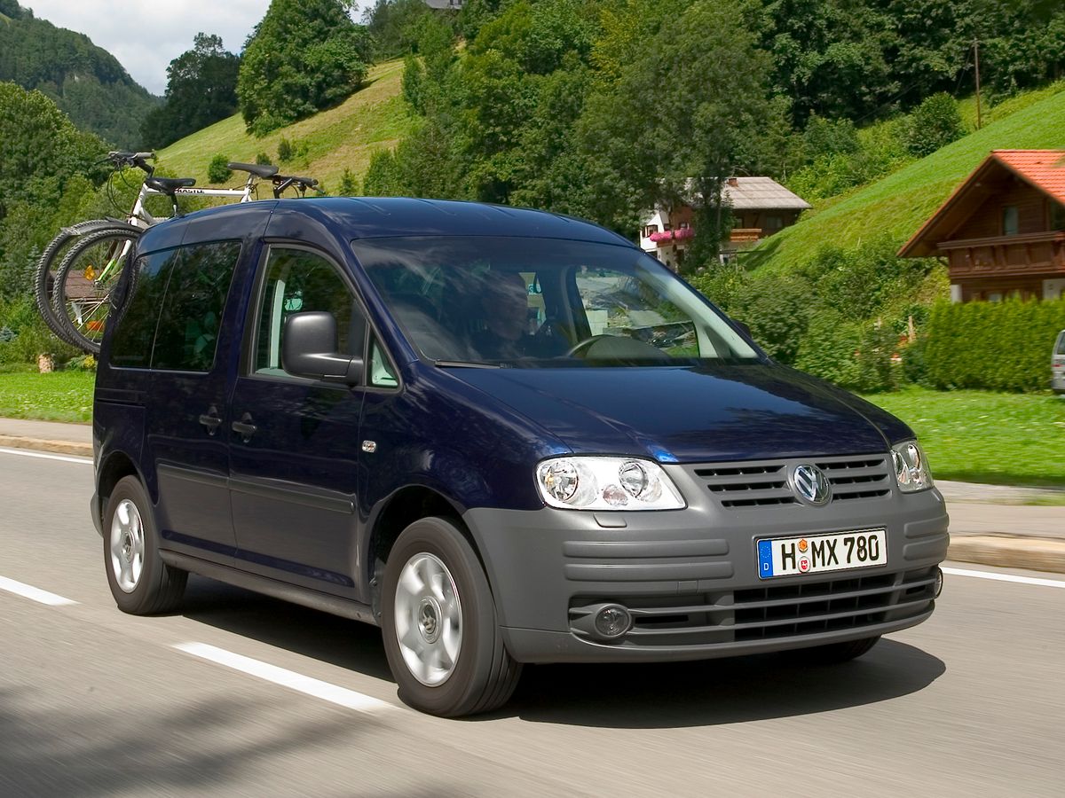 Volkswagen Caddy 2003. Carrosserie, extérieur. Compact Van, 3 génération