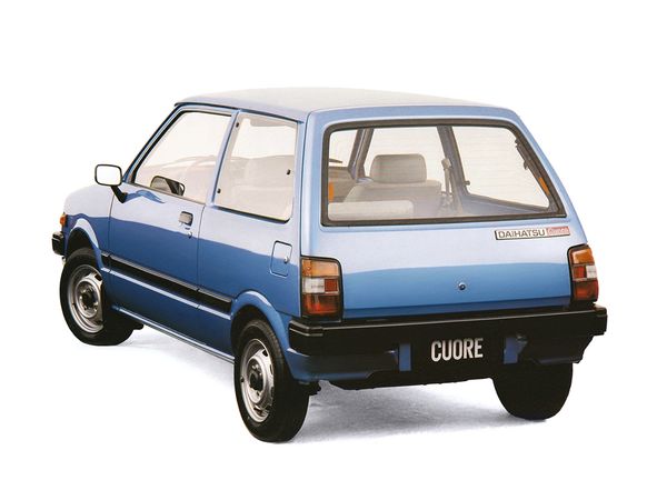 Daihatsu Cuore 1980. Carrosserie, extérieur. Mini 3-portes, 1 génération