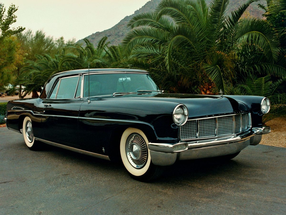 Lincoln Continental 1956. Carrosserie, extérieur. Coupé, 2 génération