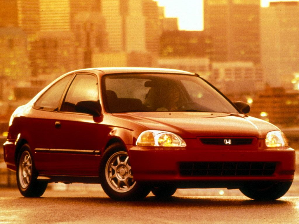 Хонда Цивик 1996. Кузов, экстерьер. Купе, 6 поколение