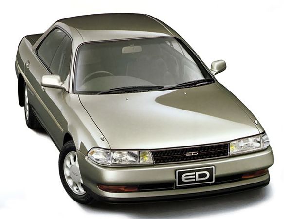 Toyota Carina ED 1989. Carrosserie, extérieur. Berline sans pilier central, 2 génération