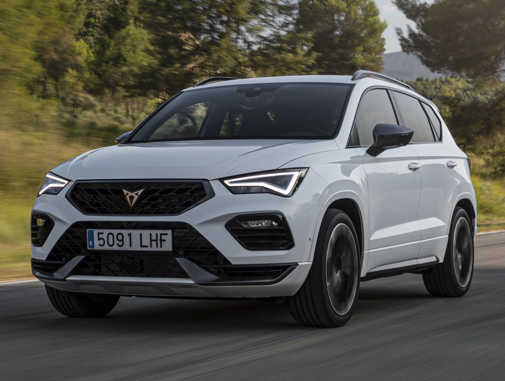The first generation SEAT Ateca after the 2020 restyling —