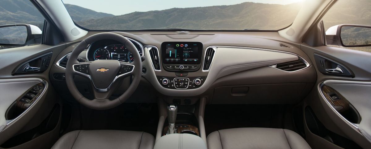 Chevrolet Malibu 2015. Front seats. Sedan, 9 generation