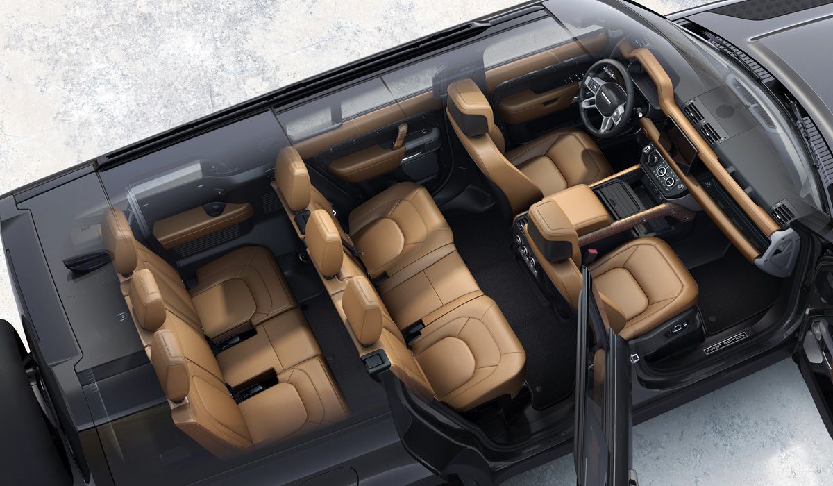 Land Rover Defender 2019. Interior. SUV Long, 2 generation