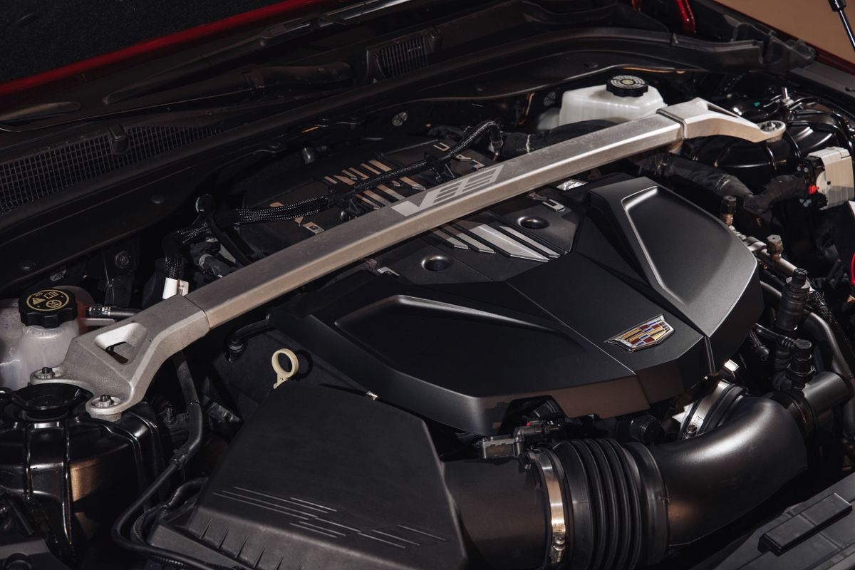 Кадиллак CT5-V 2019. Двигатель. Седан, 1 поколение