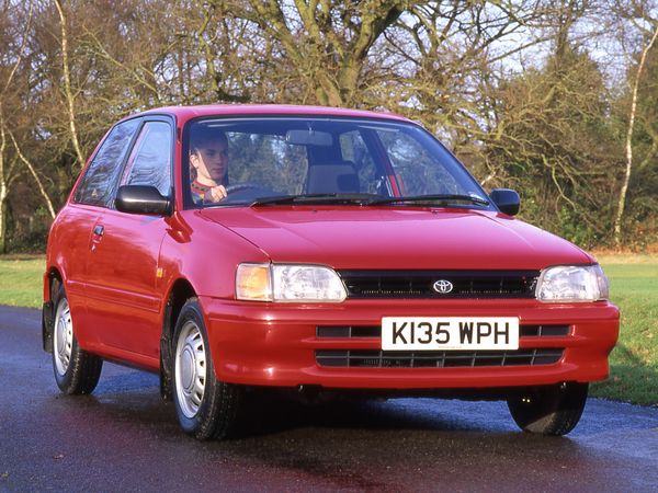 Toyota Starlet 1989. Carrosserie, extérieur. Mini 3-portes, 4 génération