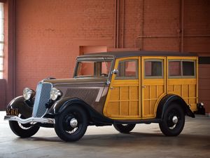 Ford V8 1932. Carrosserie, extérieur. Break 5-portes, 1 génération