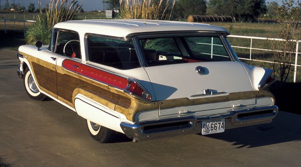 Mercury Colony Park 1957. Carrosserie, extérieur. Break 5-portes, 1 génération