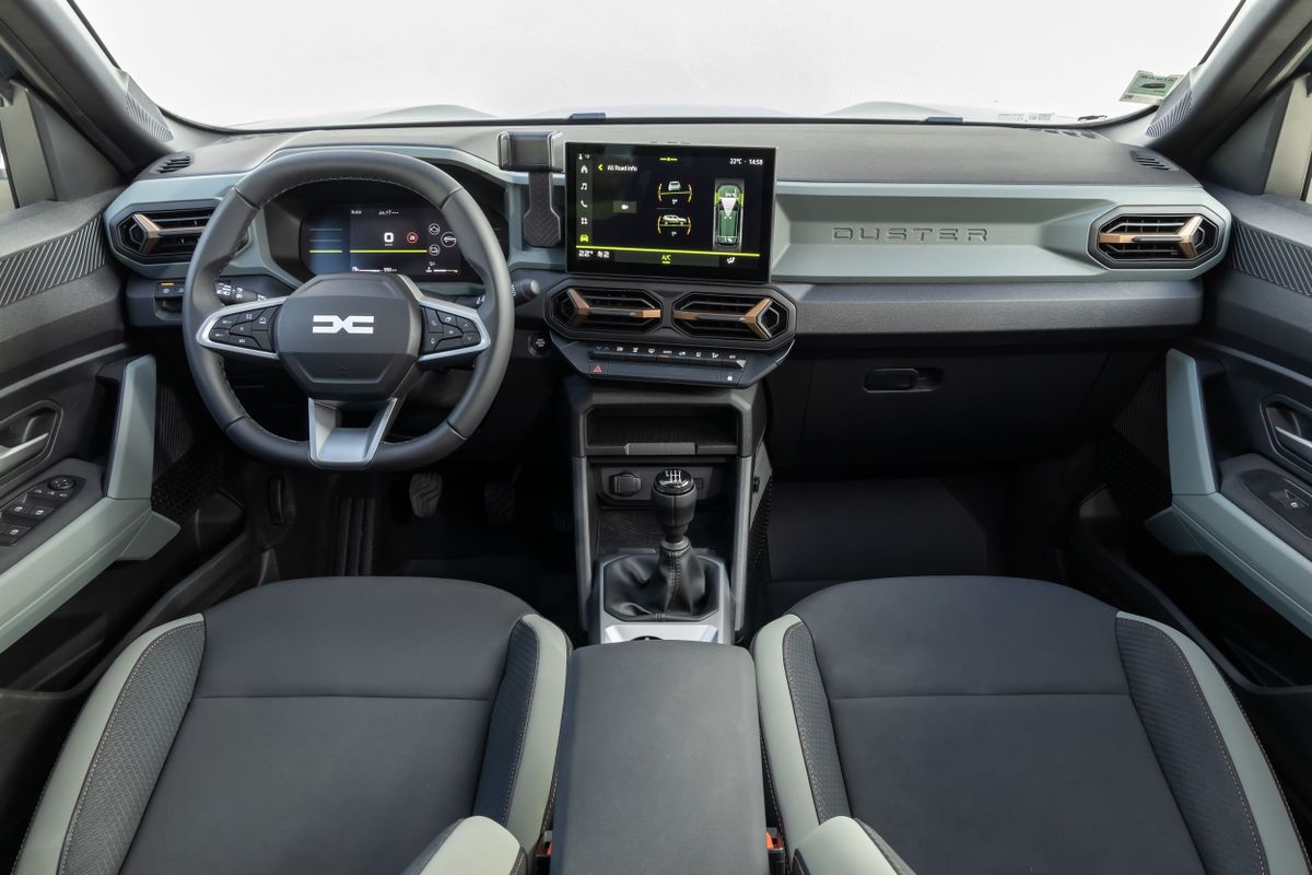 Dacia Duster 2023. Передние сидения. Внедорожник 5 дв., 3 поколение
