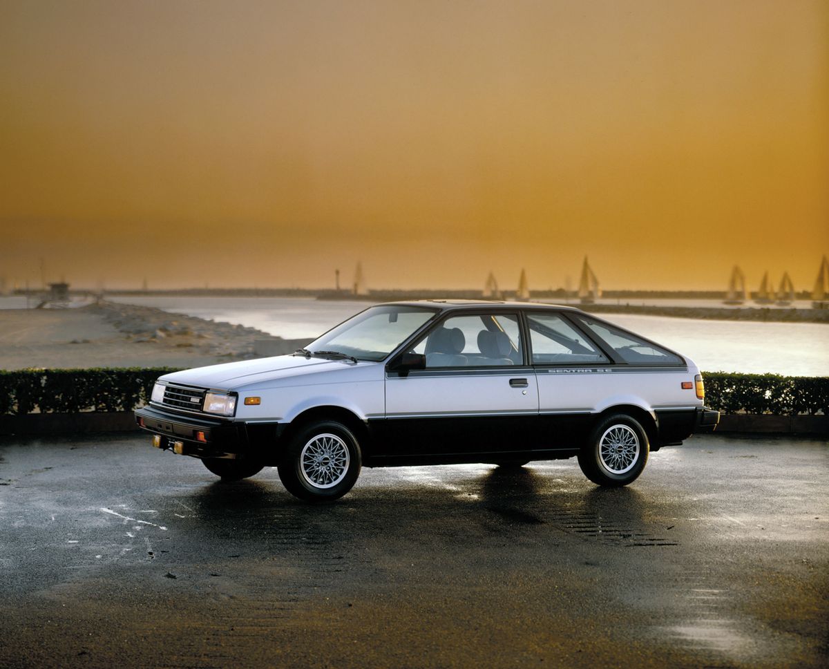 Nissan Sentra 1982. Carrosserie, extérieur. Hatchback 3-portes, 1 génération