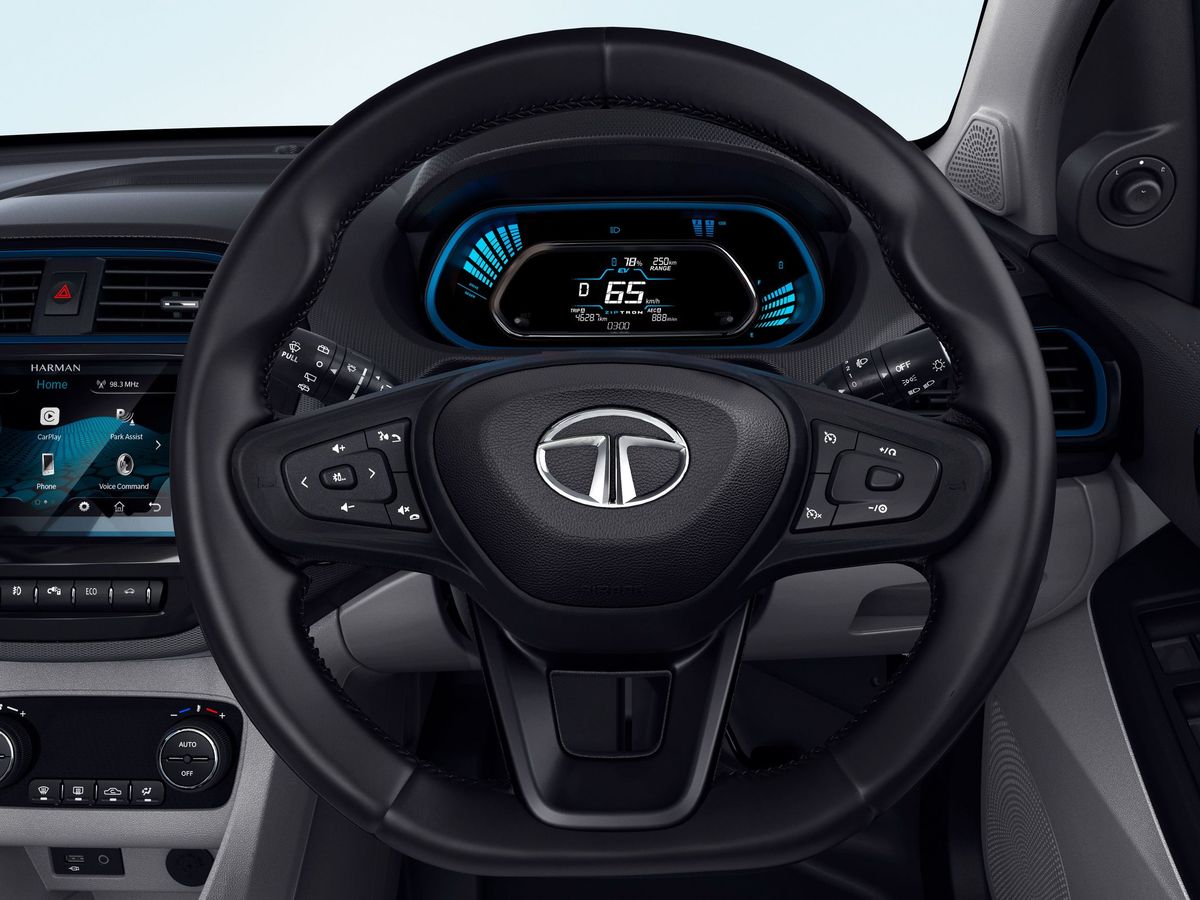 Tata Tiago.ev 2022. Steering wheel. Mini 5-doors, 1 generation