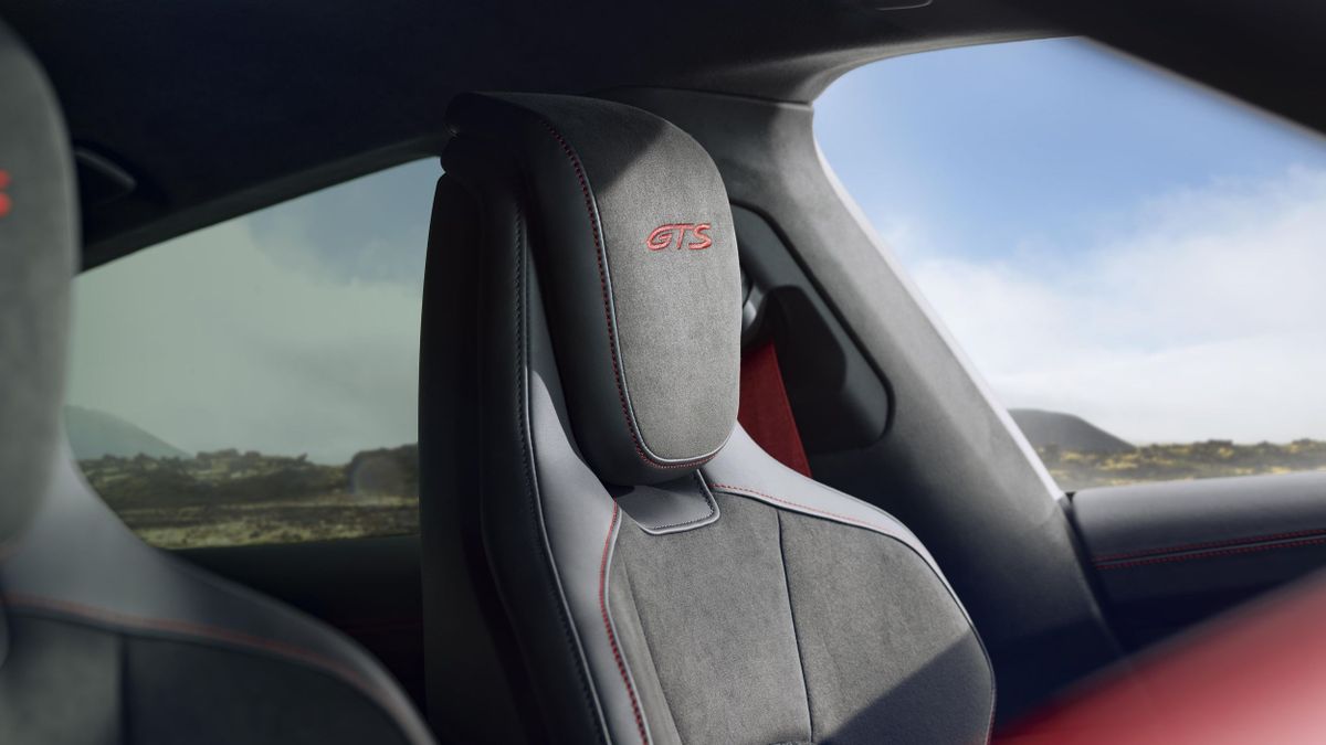 Porsche Taycan 2024. Передние сидения. Седан, 1 поколение, рестайлинг