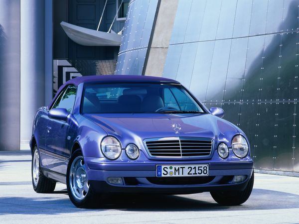مرسيدس بنز CLK-Class 1998. الهيكل، المظهر الخارجي. كابريو, 1 الجيل