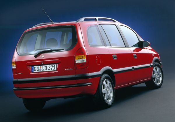 Opel Zafira 1999. Carrosserie, extérieur. Compact Van, 1 génération