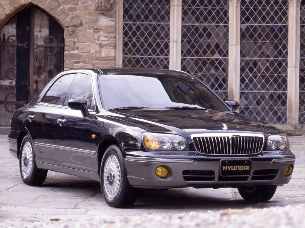 יונדאי גראנדור 1998. מרכב, צורה. סדאן, 3 דור