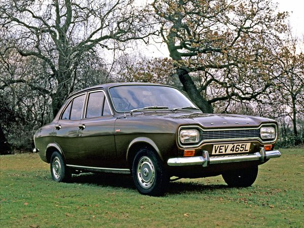 Ford Escort 1968. Carrosserie, extérieur. Berline, 1 génération