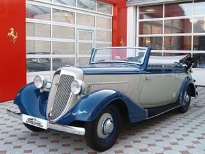 וונדראר W50 1936. מרכב, צורה. קבריולט, 1 דור