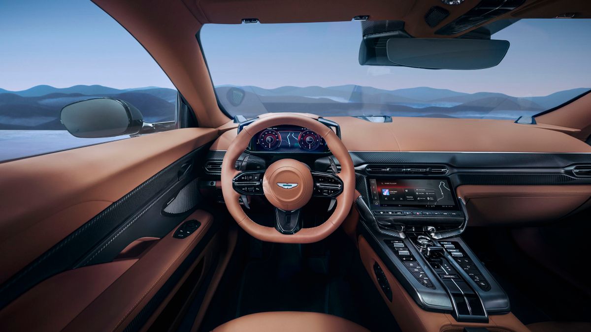 Aston Martin Vanquish 2024. Панель приборов. Купе, 3 поколение