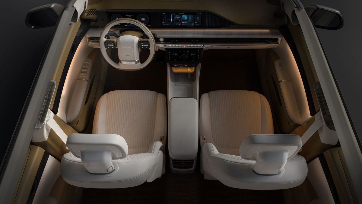 Hyundai Grandeur 2022. Front seats. Sedan, 7 generation