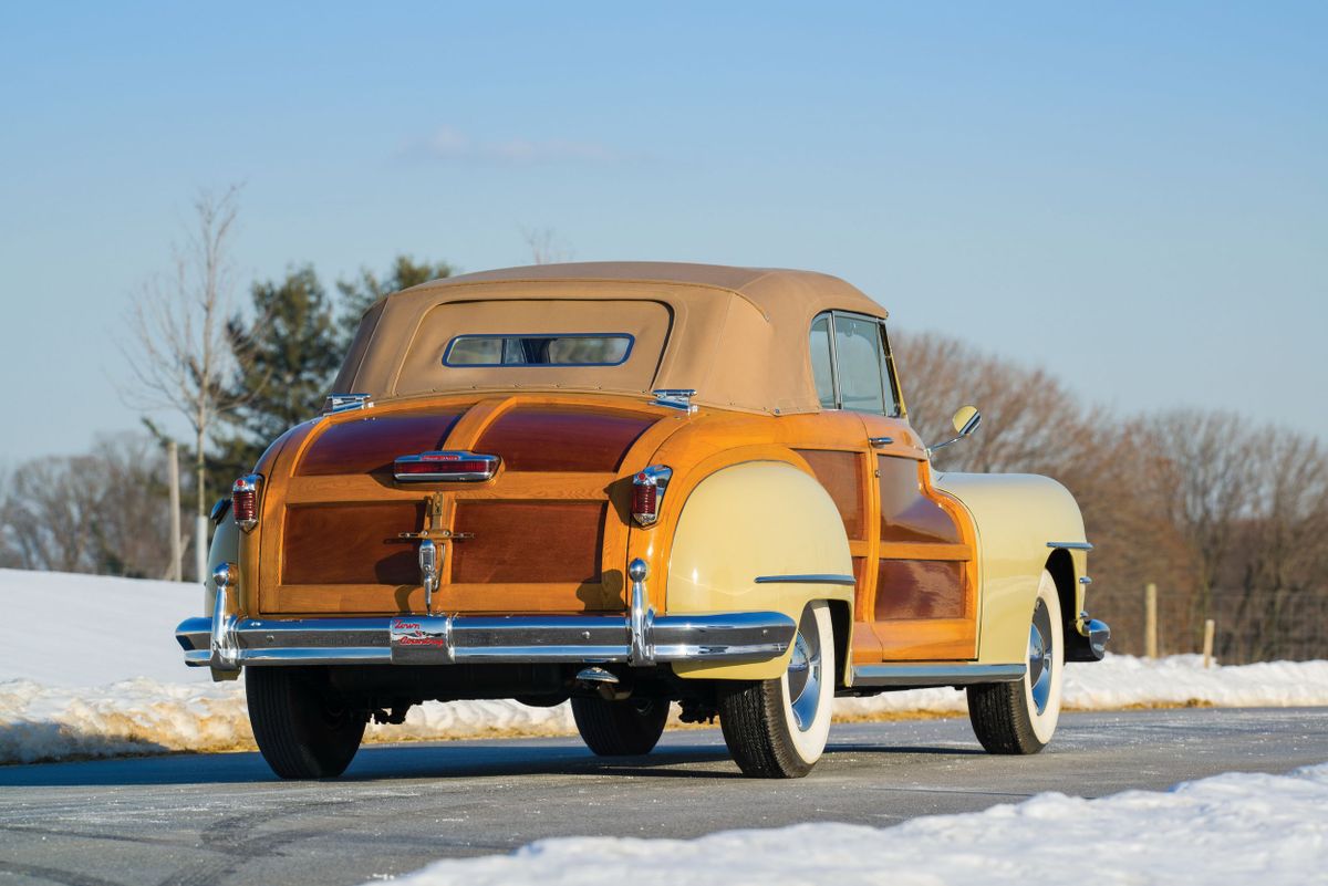 Chrysler New Yorker 1946. Carrosserie, extérieur. Cabriolet, 2 génération