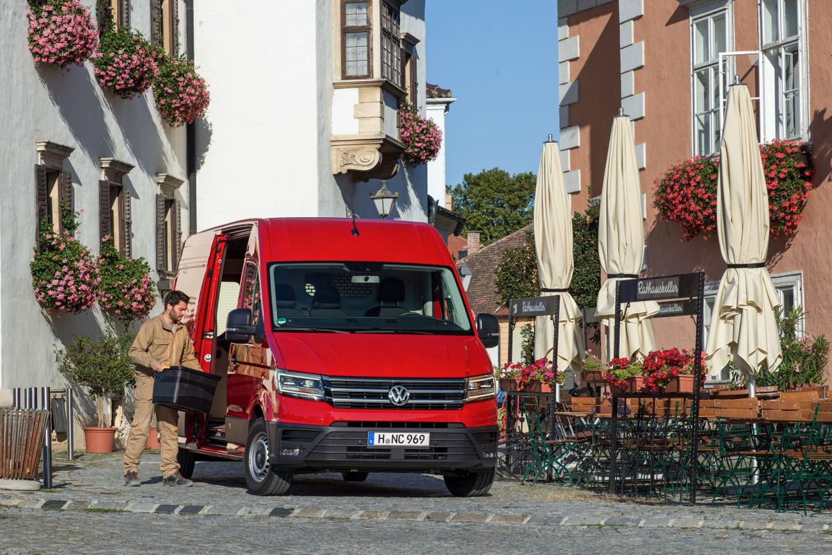 Volkswagen Crafter 2016. Carrosserie, extérieur. Fourgonnette Long, 2 génération