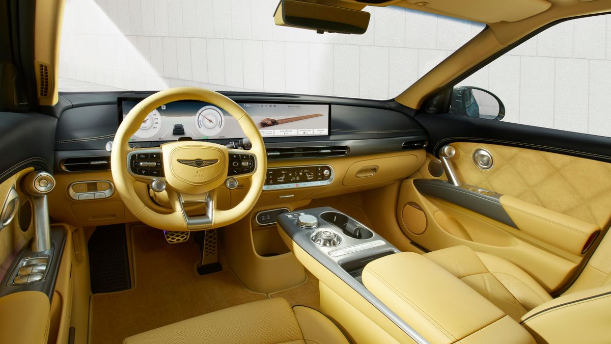 Genesis GV60 2025. Передние сидения. Внедорожник 5 дв., 1 поколение, рестайлинг