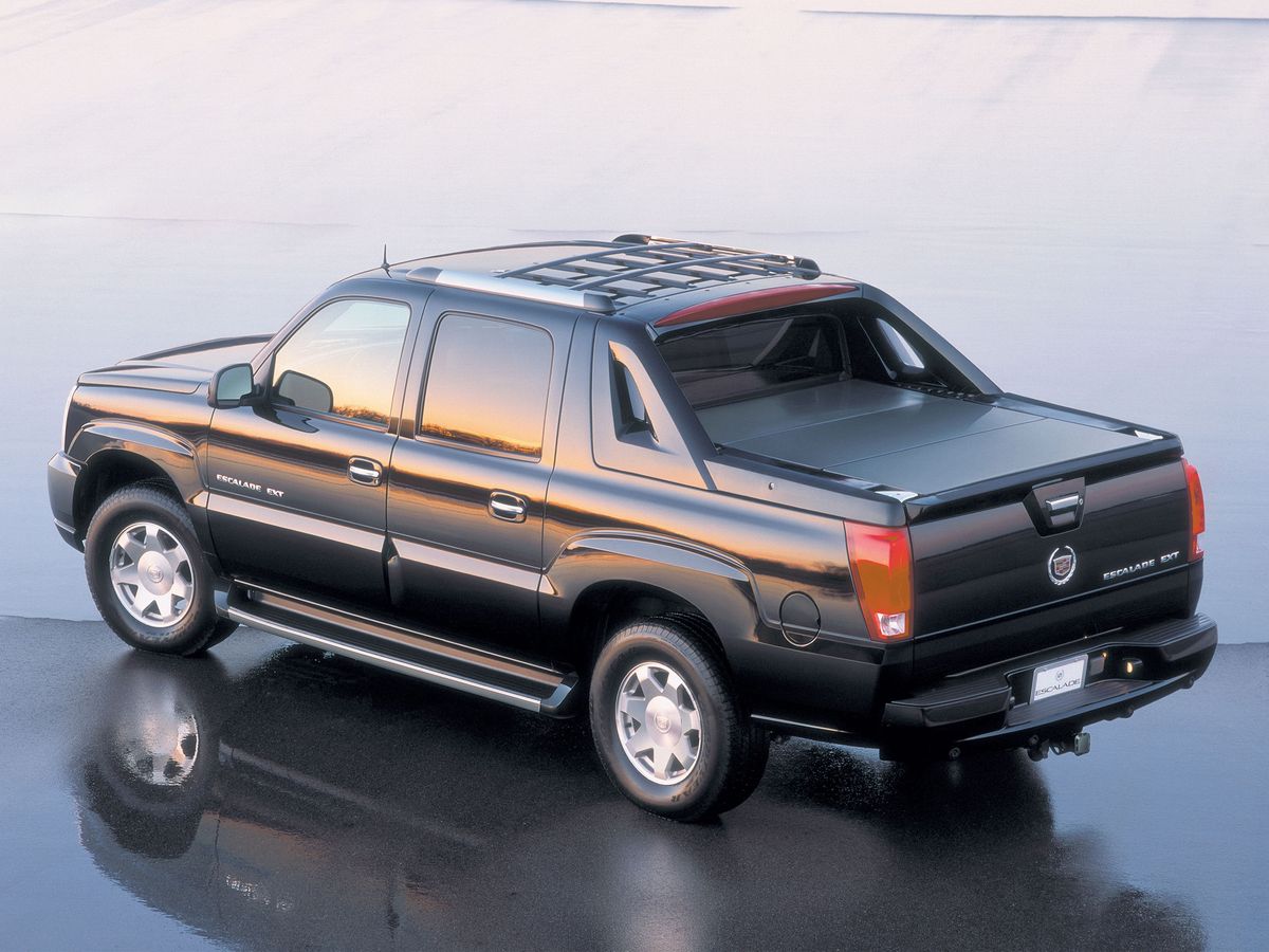 Cadillac Escalade 2001. Carrosserie, extérieur. 2 pick-up, 2 génération