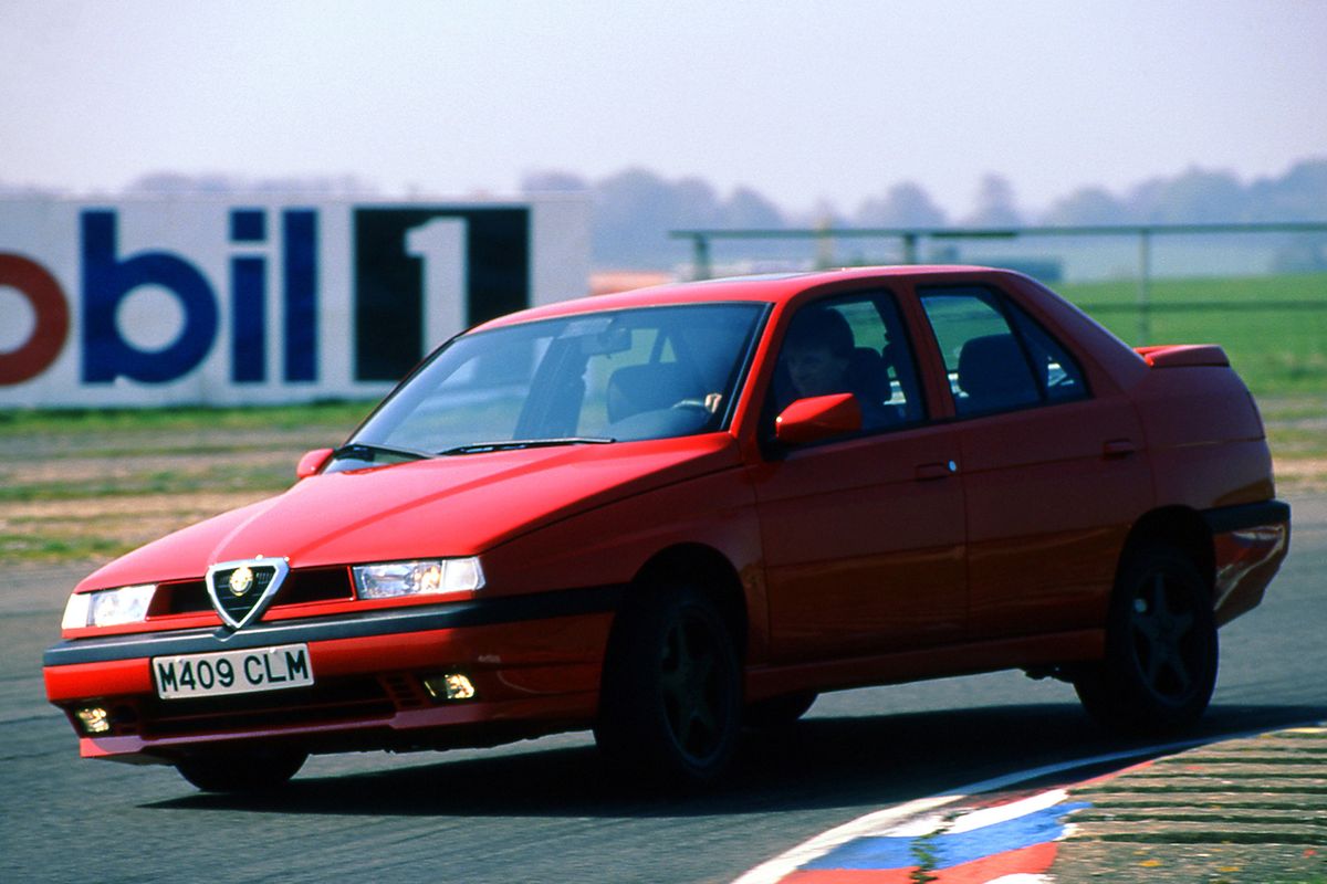 Alfa Romeo 155 1995. Carrosserie, extérieur. Berline, 1 génération, restyling