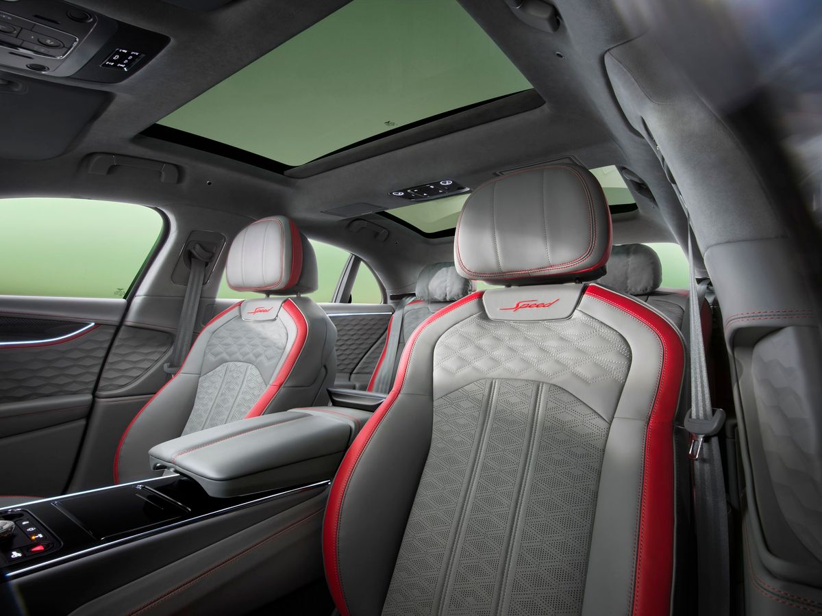 Bentley Flying Spur 2024. Салон, интерьер. Седан, 4 поколение