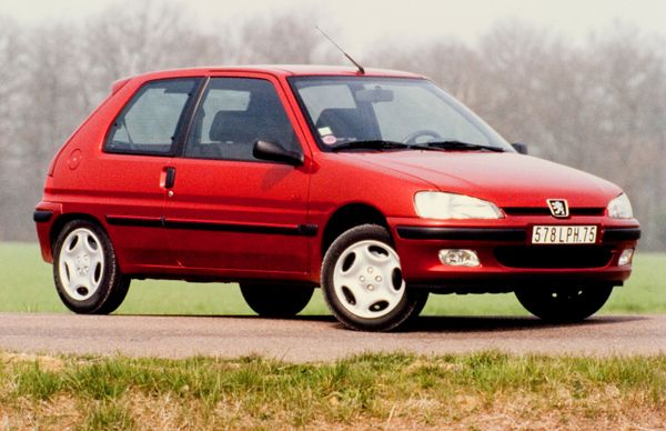 Peugeot 106 1996. Carrosserie, extérieur. Mini 3-portes, 1 génération, restyling