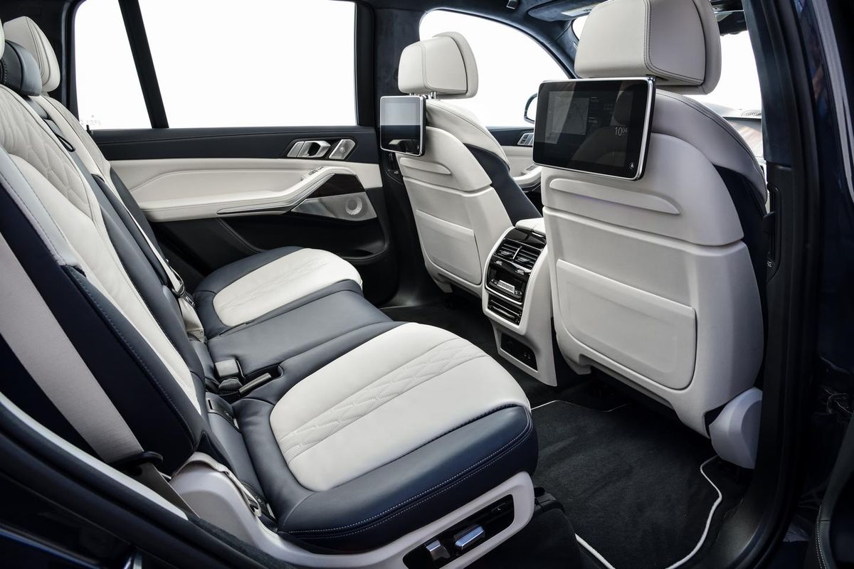 BMW X7 2018. Rear seats. SUV 5-doors, 1 generation