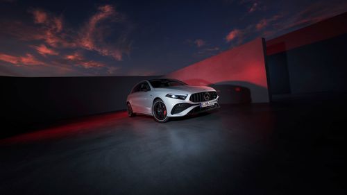 مرسيدس A-Class AMG 2022. الهيكل، المظهر الخارجي. هاتشباك ٥ أبواب, 2 الجيل، تحديث