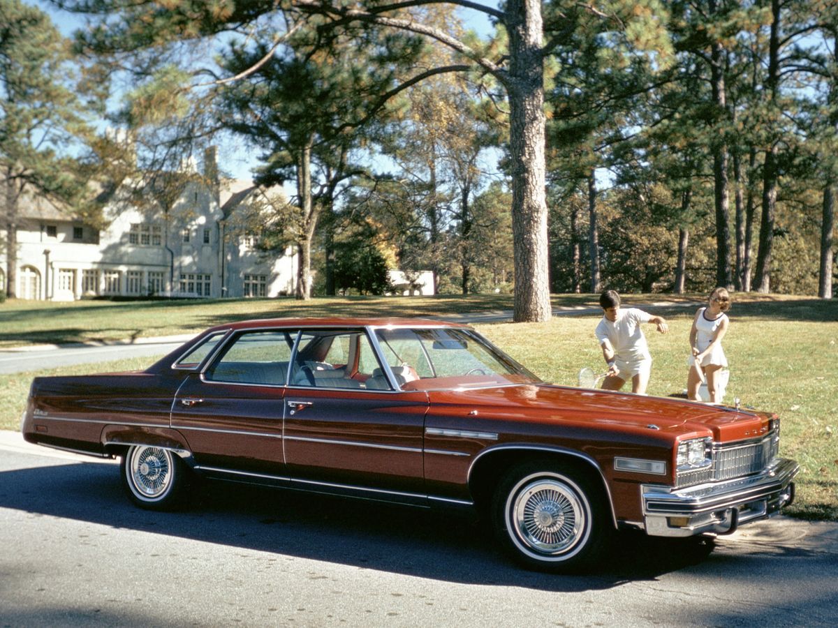 Buick Electra 1971. Carrosserie, extérieur. Berline sans pilier central, 4 génération