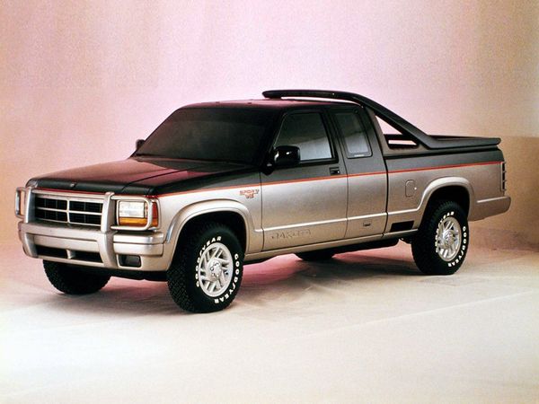 Dodge Dakota 1987. Carrosserie, extérieur. 1.5 pick-up, 1 génération