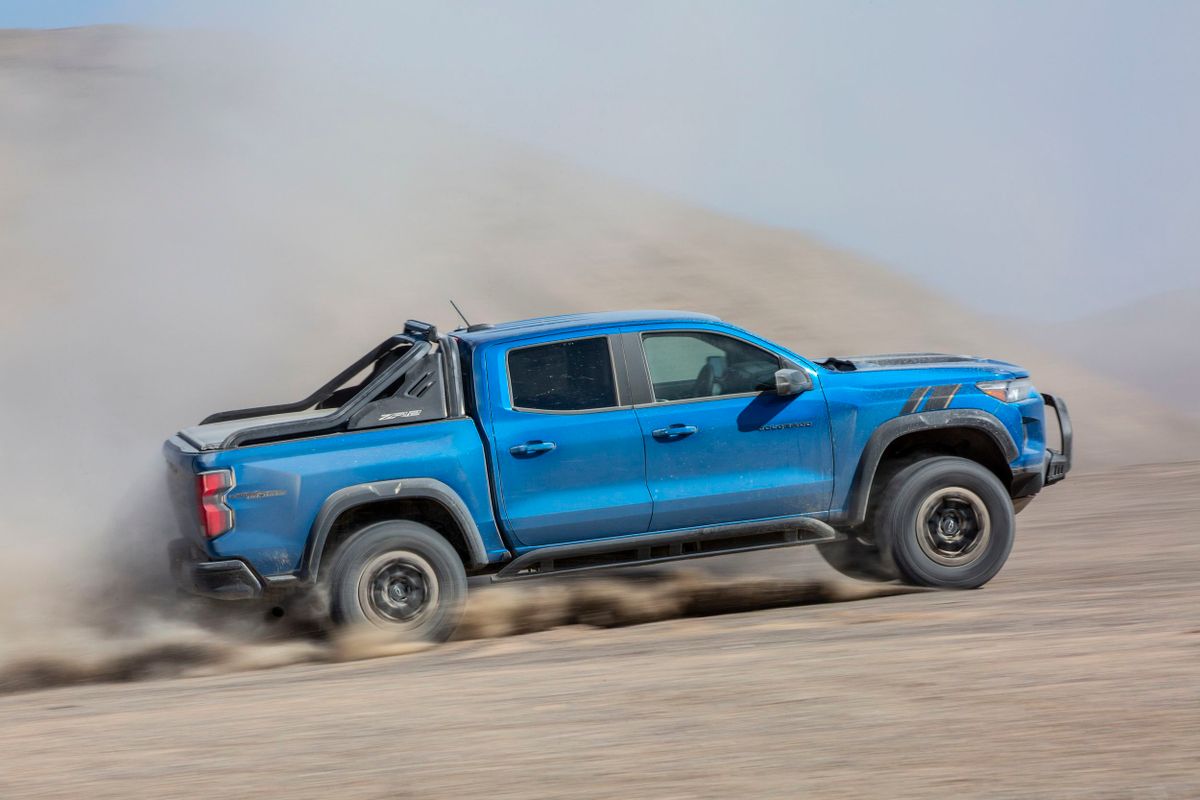 Chevrolet Colorado 2023. Кузов, экстерьер. Пикап Двойная кабина, 3 поколение
