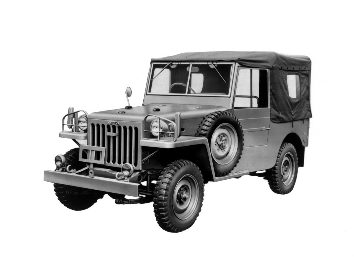 تويوتا لاند كروزر 1954. الهيكل، المظهر الخارجي. SUV كشف (كابريوليت), 3 الجيل