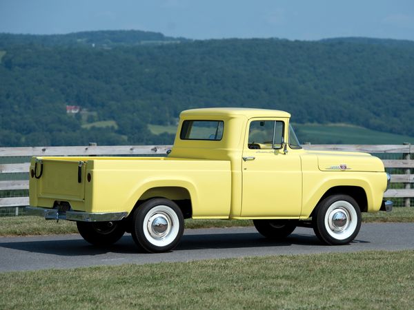 فورد F-150 ‏1957. الهيكل، المظهر الخارجي. بيكاب كبين واحد, 3 الجيل