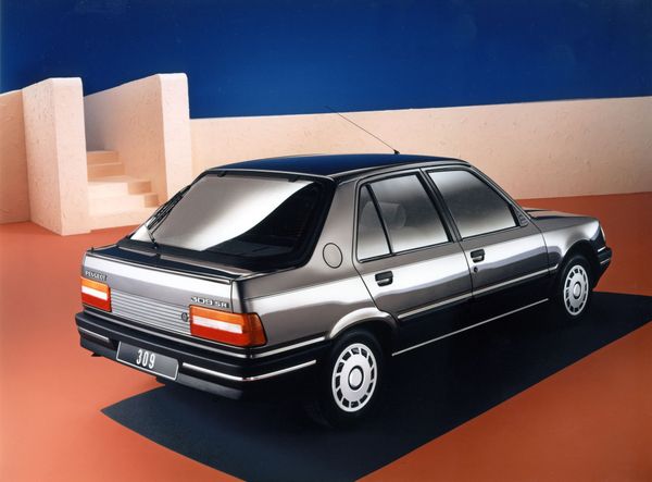 Peugeot 309 1987. Carrosserie, extérieur. Mini 5-portes, 1 génération