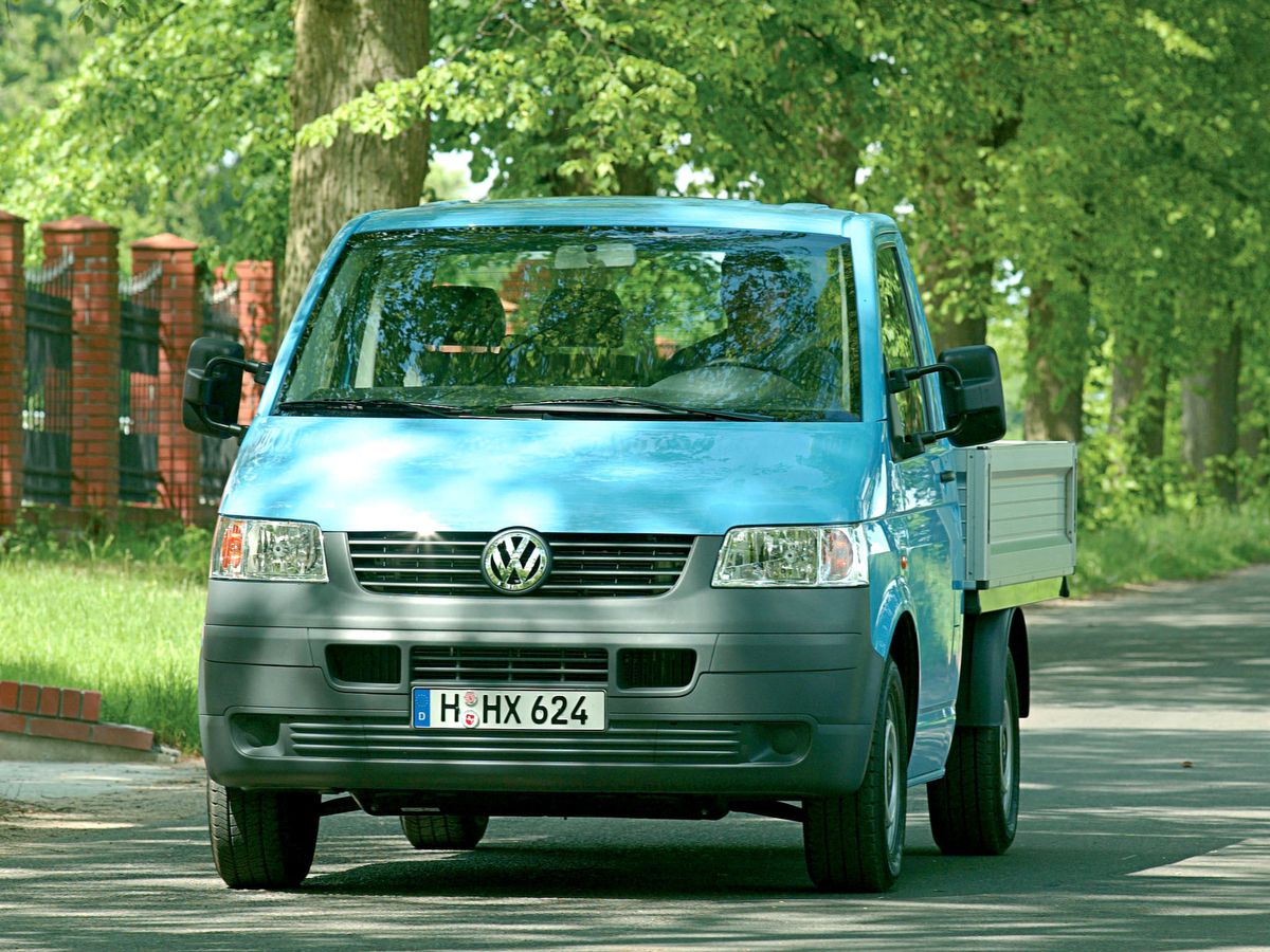 Volkswagen Transporter 2003. Carrosserie, extérieur. 1 pick-up, 5 génération